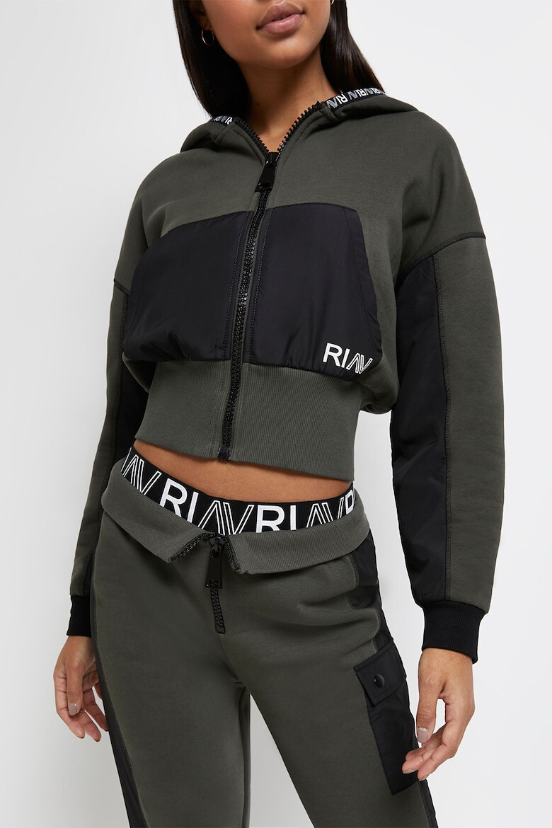RIVER ISLAND Късо худи с паднали ръкави - Pepit.bg
