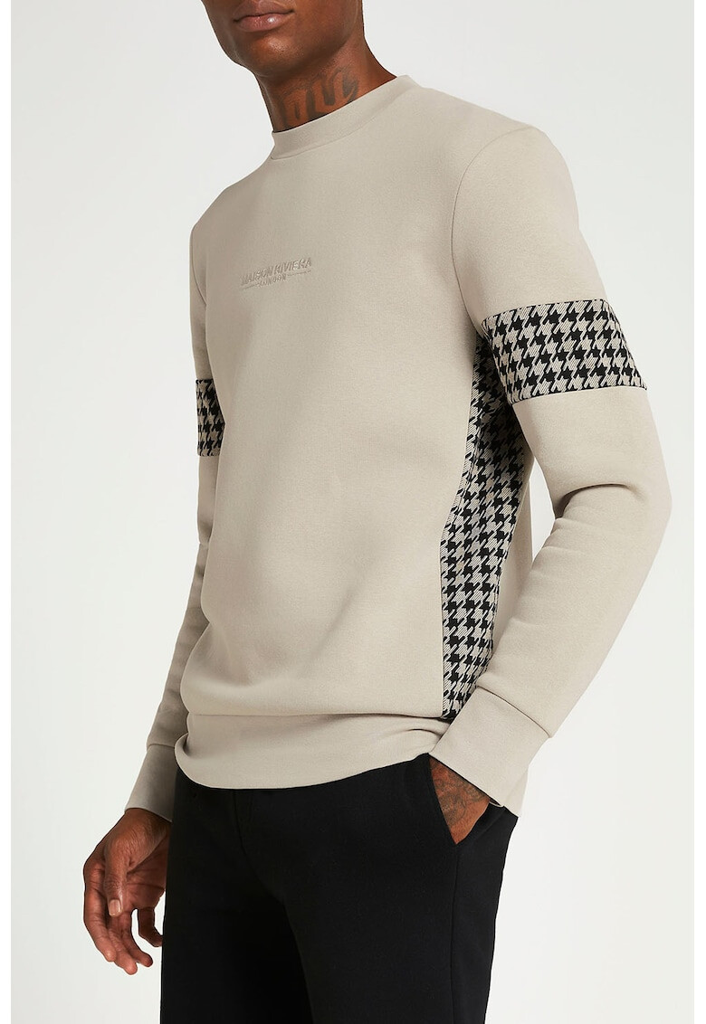 RIVER ISLAND Пепитен суитшърт - Pepit.bg