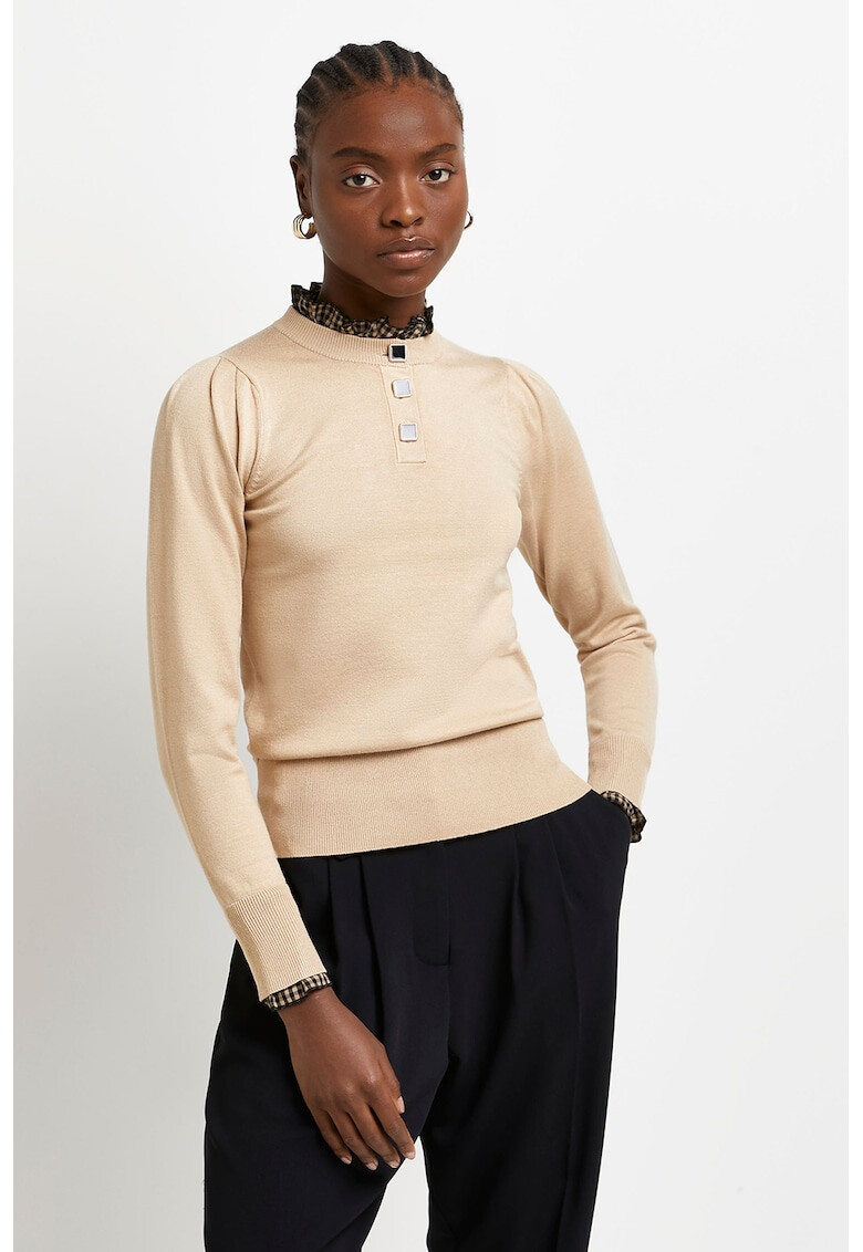 River Island Пуловер с дизайн 2 в 1 - Pepit.bg