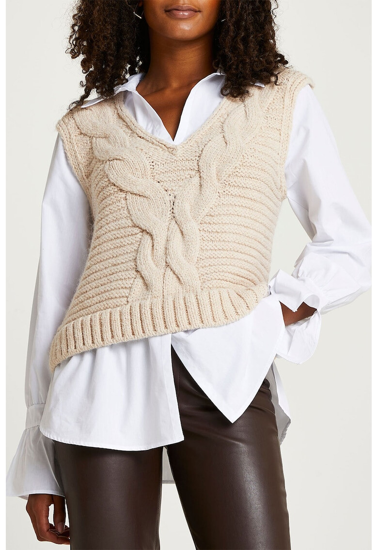 RIVER ISLAND Риза с дизайн 2 в 1 - Pepit.bg