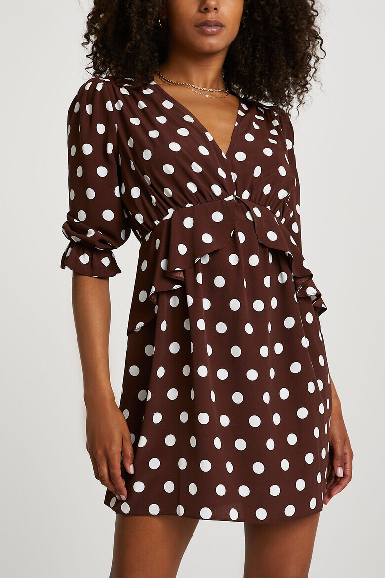 RIVER ISLAND Рокля с шпиц и точки - Pepit.bg