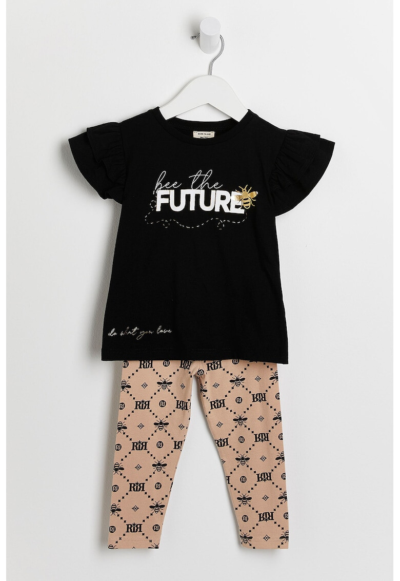 RIVER ISLAND Тениска и клин с десен - Pepit.bg