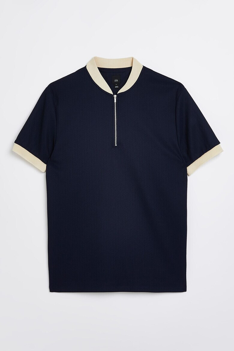 RIVER ISLAND Тениска с къс цип - Pepit.bg