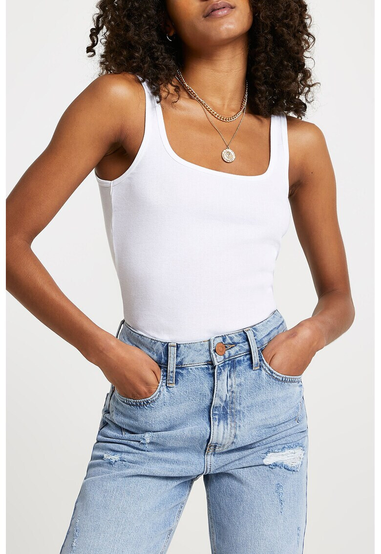 RIVER ISLAND Топ с право деколте - Pepit.bg