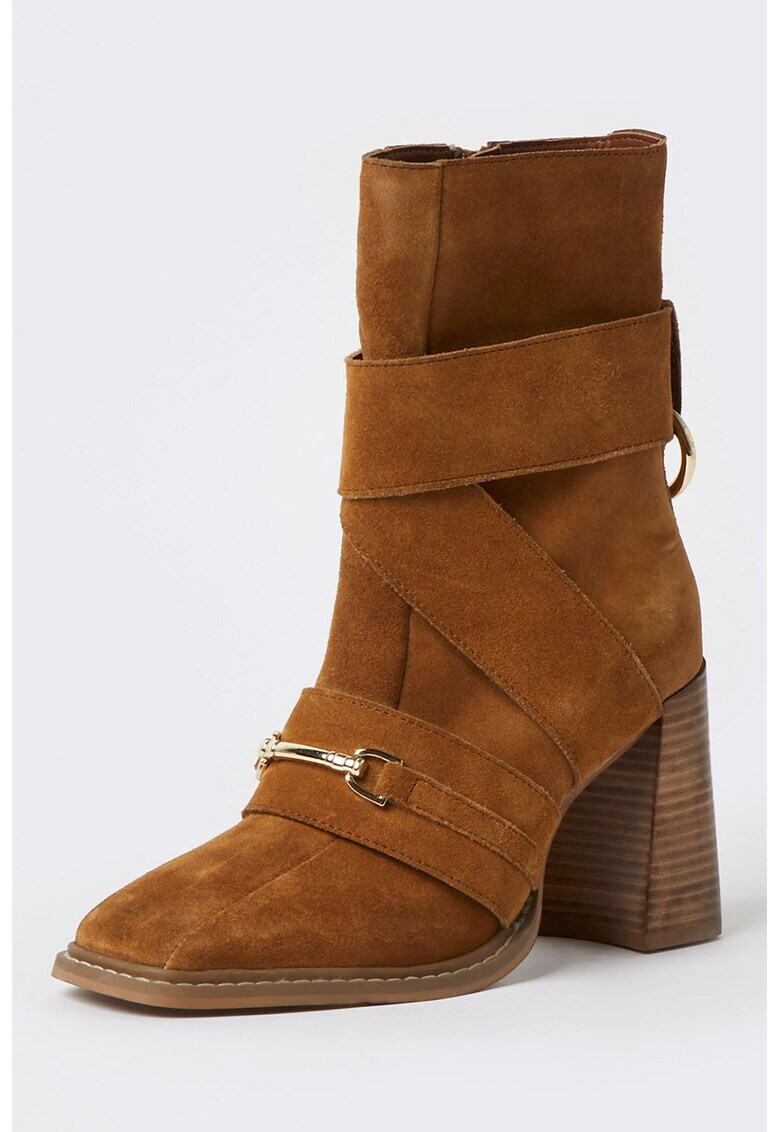 RIVER ISLAND Велурени боти - Pepit.bg
