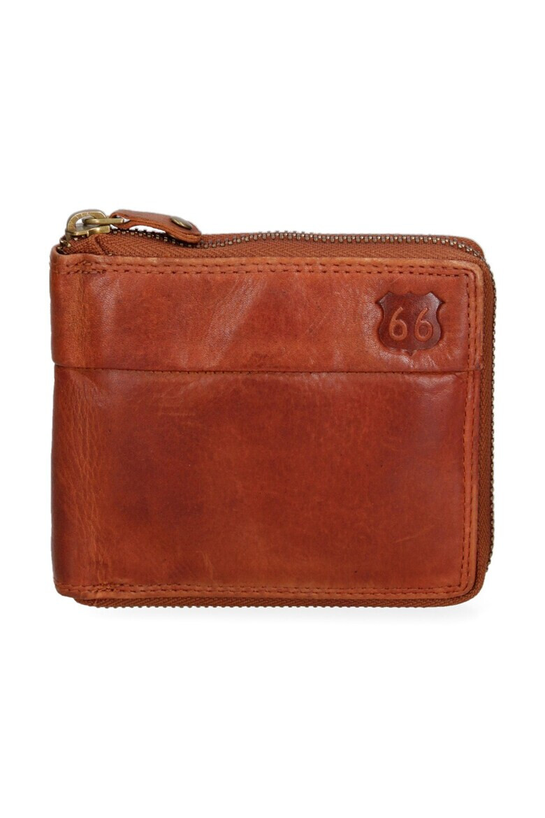 Route 66 Кожен портфейл с цип - Pepit.bg