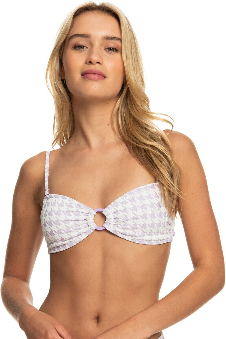 ROXY Горен бански Check It с пепит и отделящи се презрамки - Pepit.bg