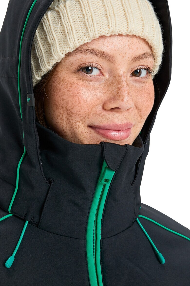 ROXY Ски яке Peak Chic със Softshell - Бял/Зелен/Черен - Pepit.bg