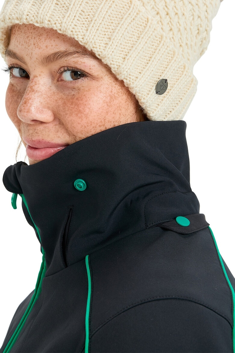 ROXY Ски яке Peak Chic със Softshell - Бял/Зелен/Черен - Pepit.bg