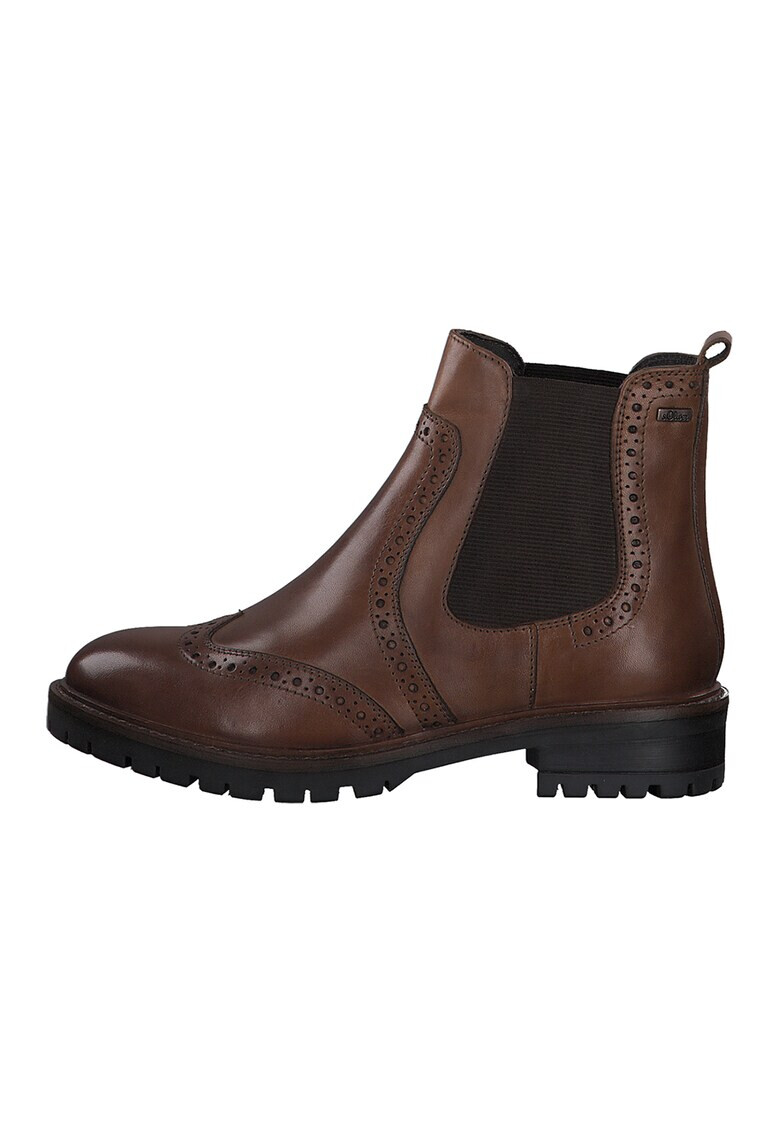 s.Oliver Кожени боти Chelsea Brogue - Pepit.bg