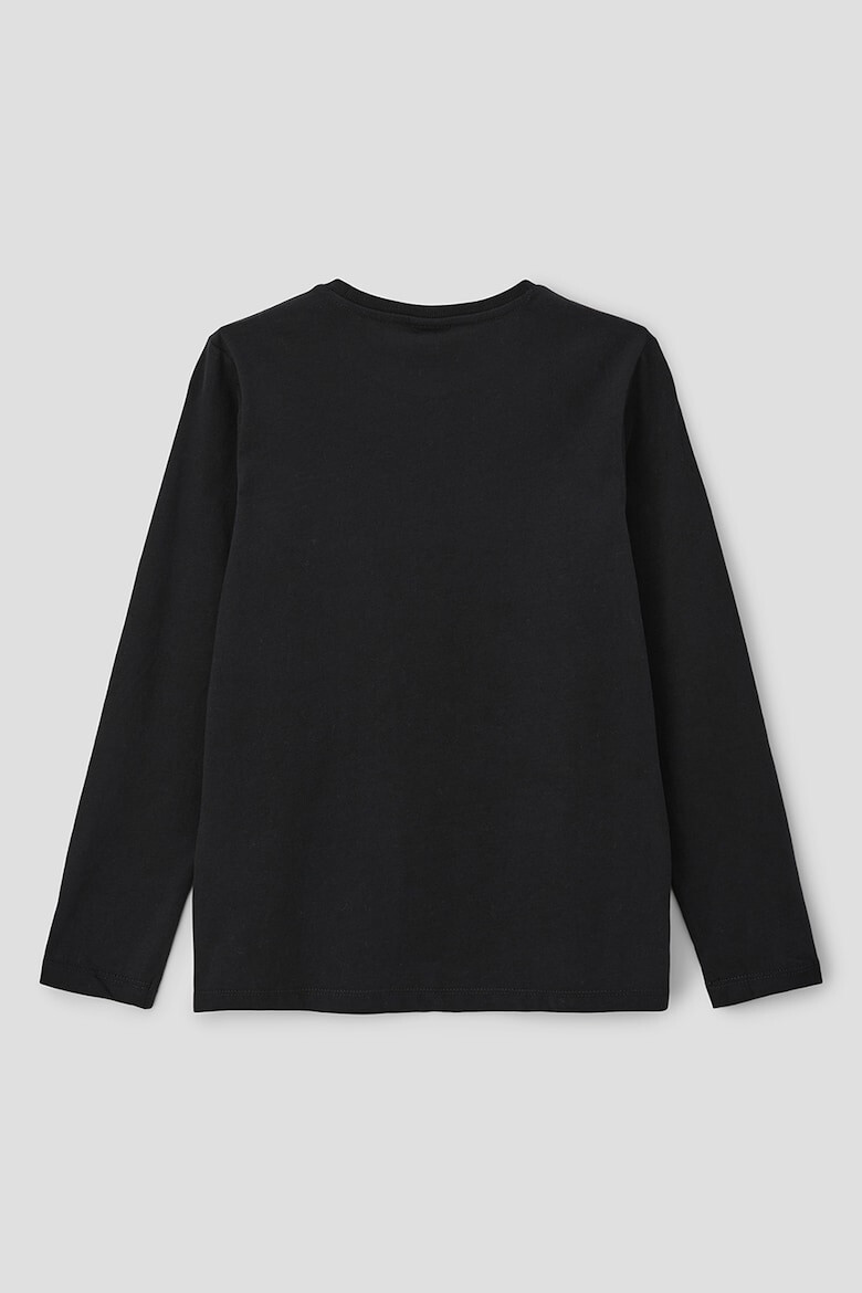 s.Oliver Памучна блуза с принт - Pepit.bg