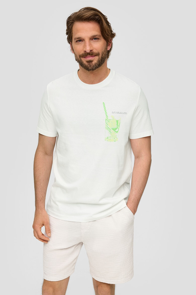 s.Oliver Тениска с овално деколте - Pepit.bg