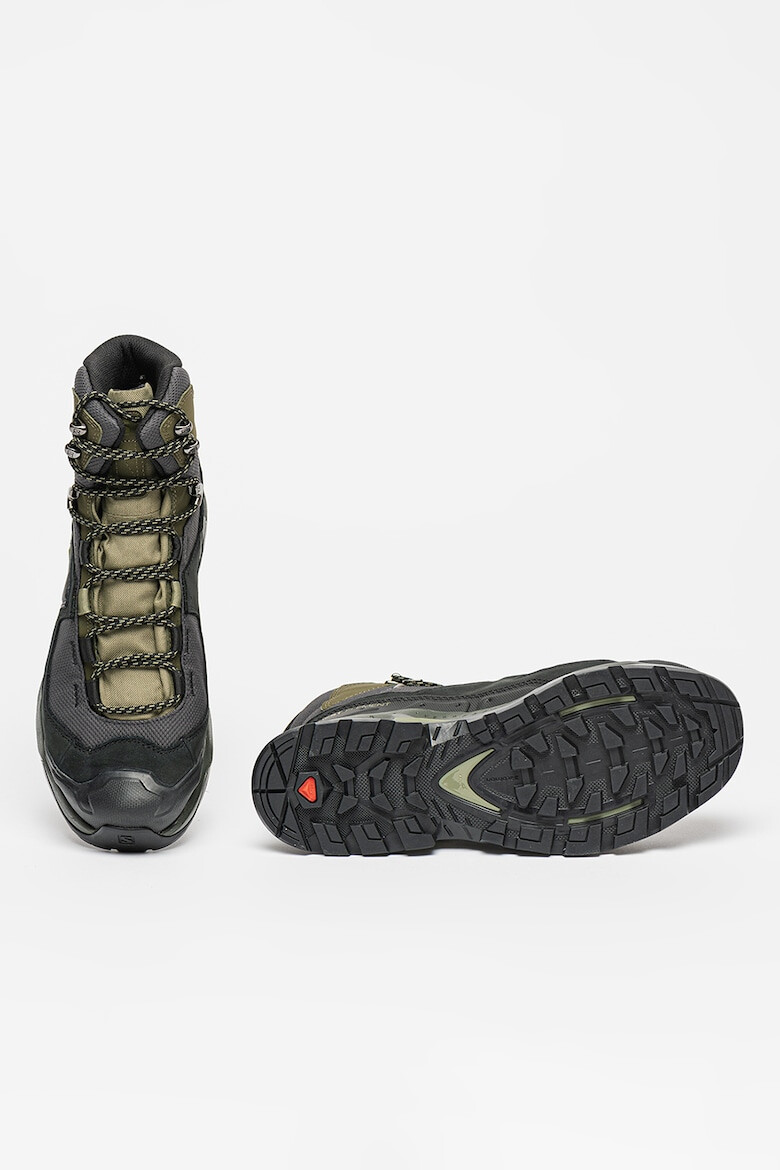 Salomon Боти Quest Element GTX - Черен/Маслинено зелено/Tъмносив - Pepit.bg