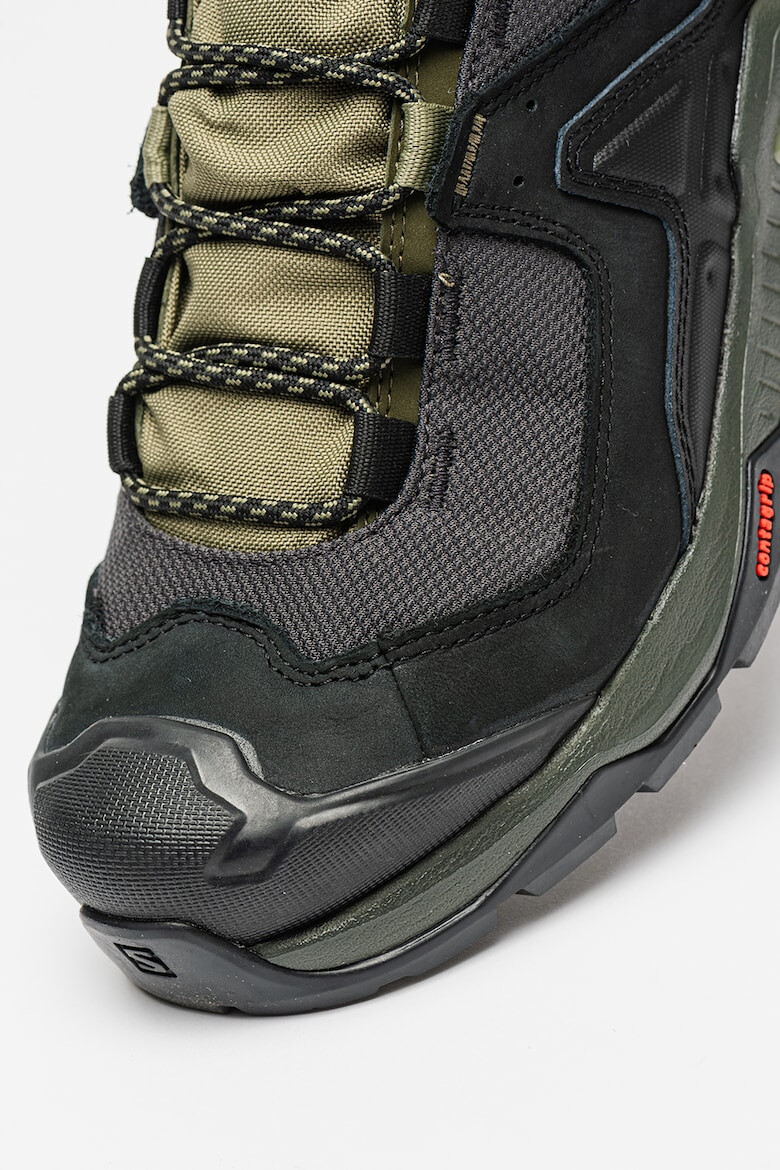 Salomon Боти Quest Element GTX - Черен/Маслинено зелено/Tъмносив - Pepit.bg