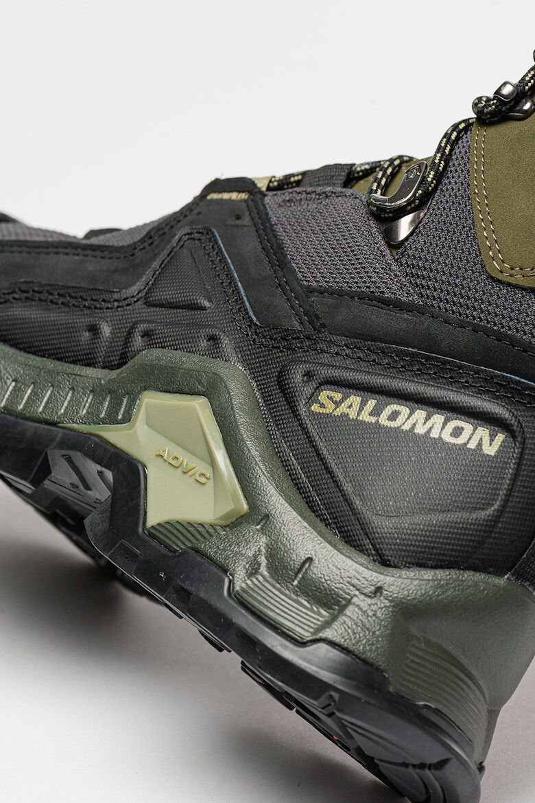 Salomon Боти Quest Element GTX - Черен/Маслинено зелено/Tъмносив - Pepit.bg