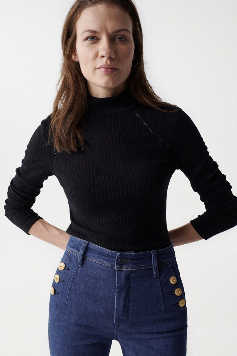 Salsa Jeans Блуза с рипс - Pepit.bg