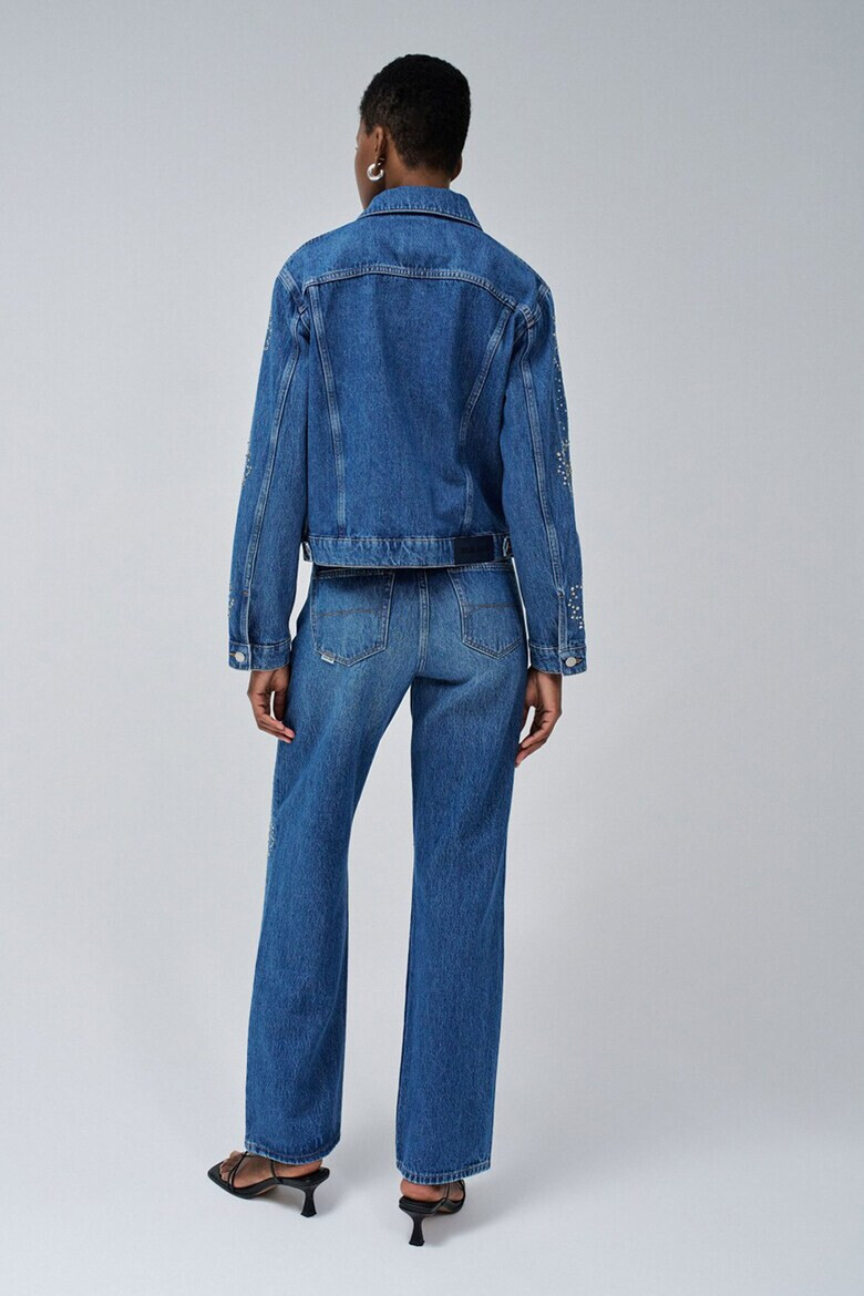 Salsa Jeans Яке от деним с пайети - Pepit.bg