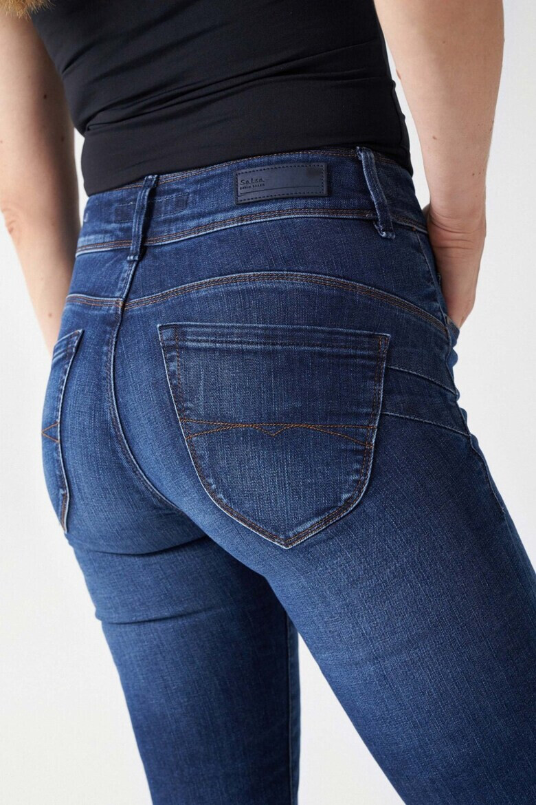 Salsa Jeans Вталяващи слим дънки Secret - Син - Pepit.bg