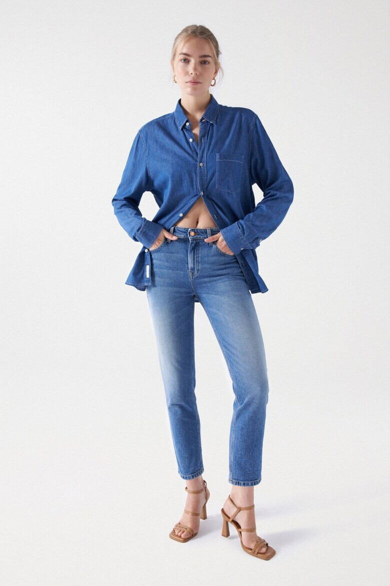 Salsa Jeans Скъсени слим дънки True - Pepit.bg