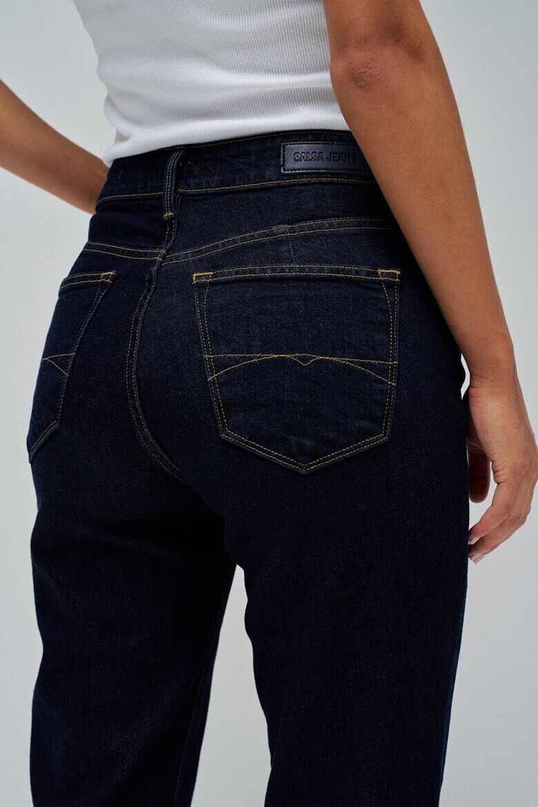 Salsa Jeans Скъсени слим дънки - Ултрамарин синьо - Pepit.bg