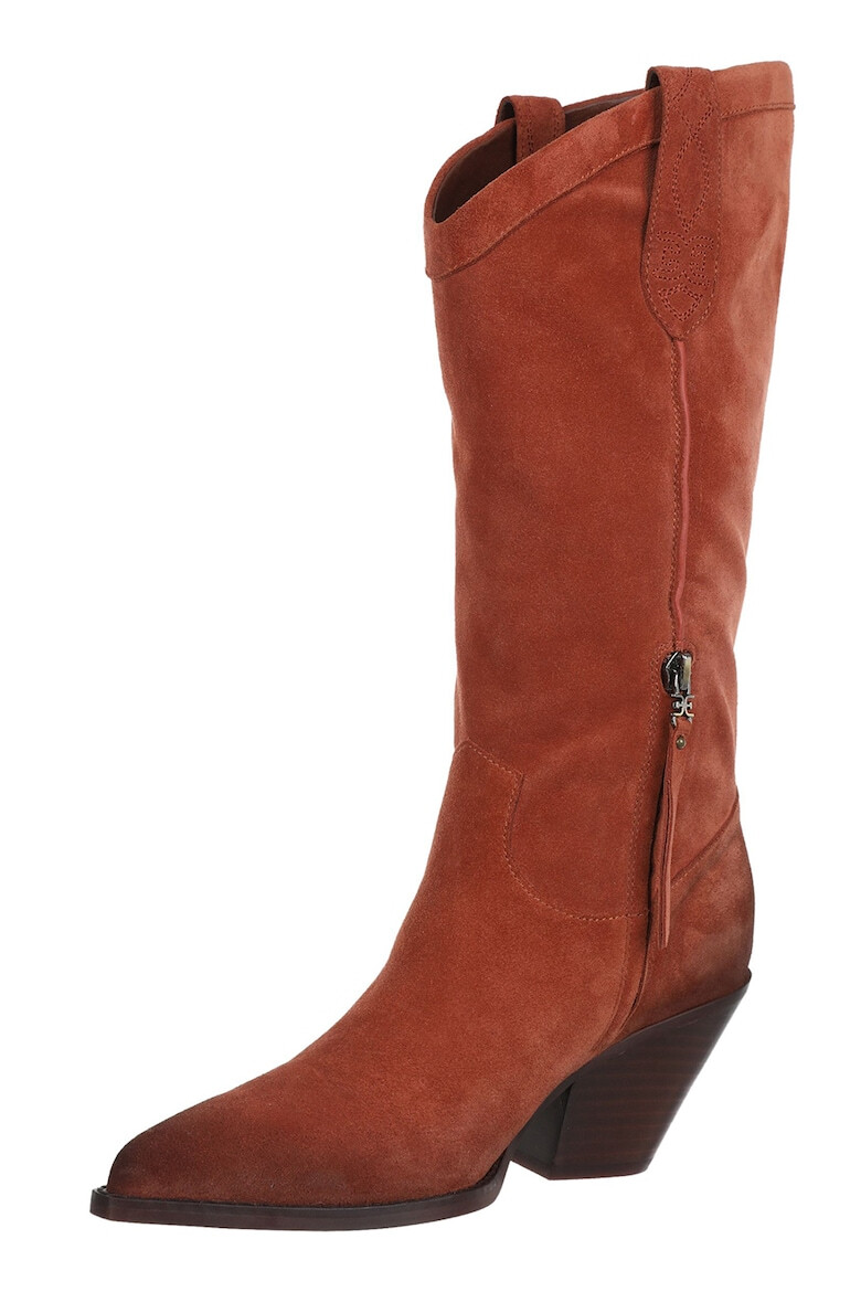 Sam Edelman Боти Jamie с кубински ток - Pepit.bg