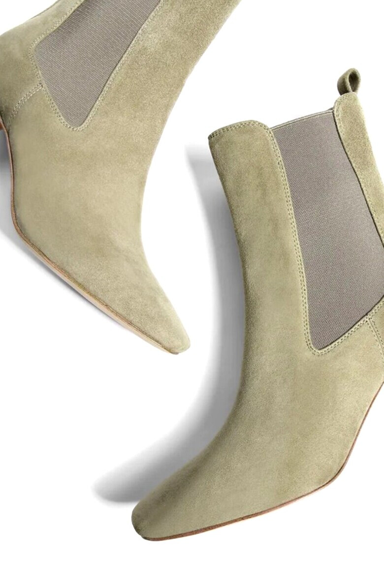 Sam Edelman Кожени боти Lani с квадратен връх - Pepit.bg