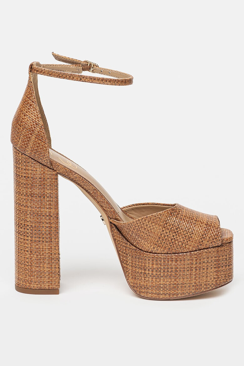 Sam Edelman Сандали Kori с платформа - Кафяв - Pepit.bg