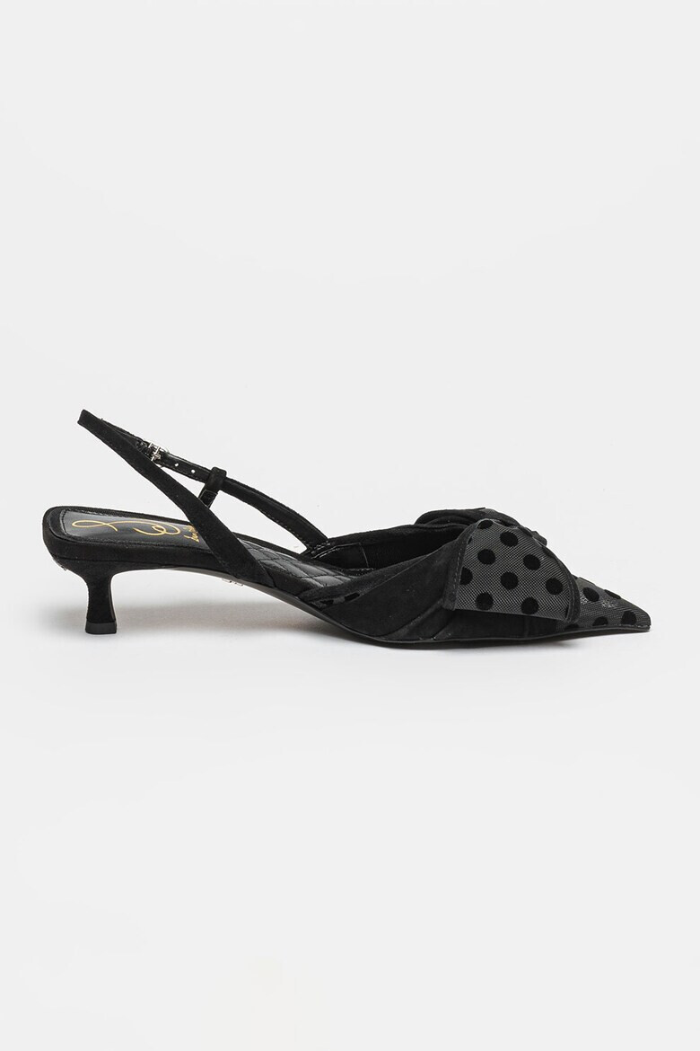 Sam Edelman Обувки Treena с котешки ток - Избеляло черно - Pepit.bg