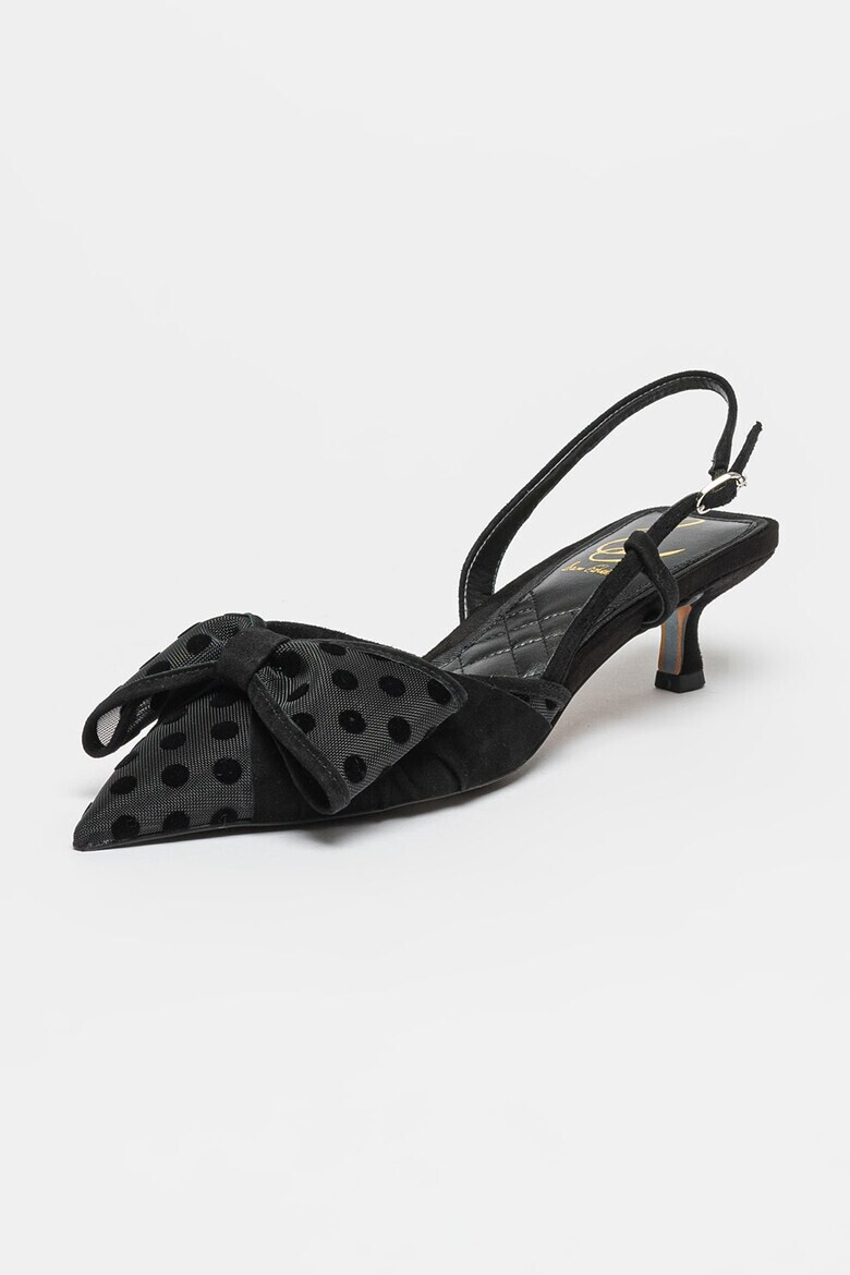 Sam Edelman Обувки Treena с котешки ток - Избеляло черно - Pepit.bg