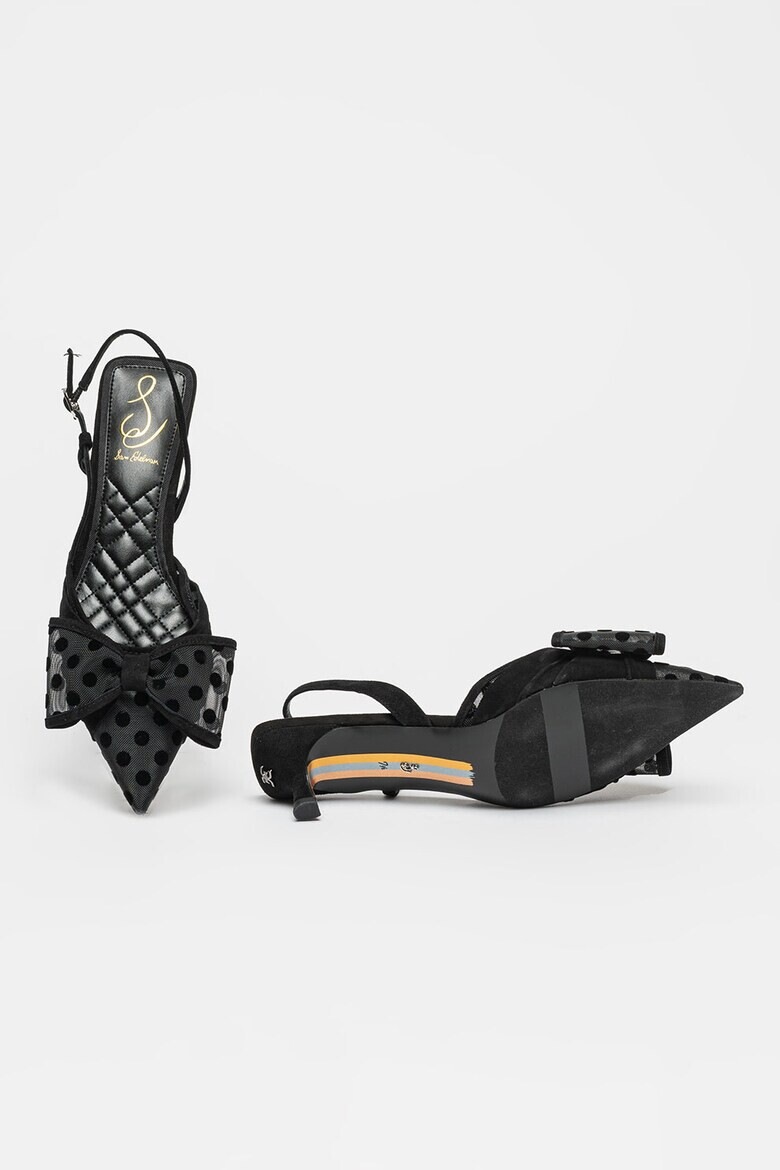 Sam Edelman Обувки Treena с котешки ток - Избеляло черно - Pepit.bg