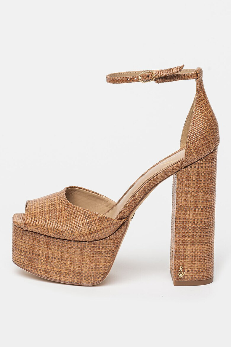 Sam Edelman Сандали Kori с платформа - Кафяв - Pepit.bg