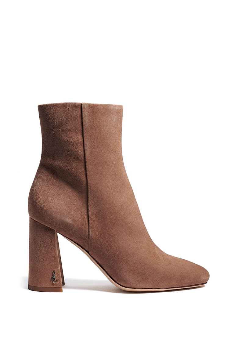 Sam Edelman Велурени боти Codie с квадратен връх - Pepit.bg