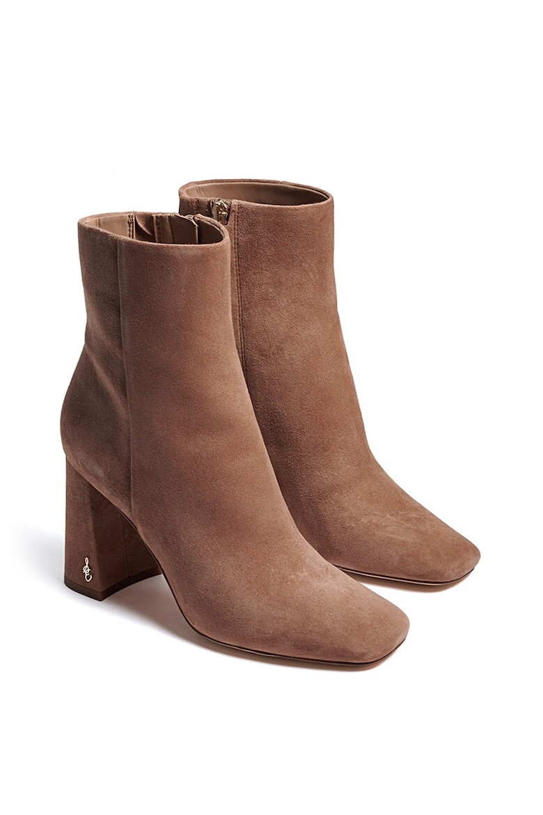 Sam Edelman Велурени боти Codie с квадратен връх - Pepit.bg