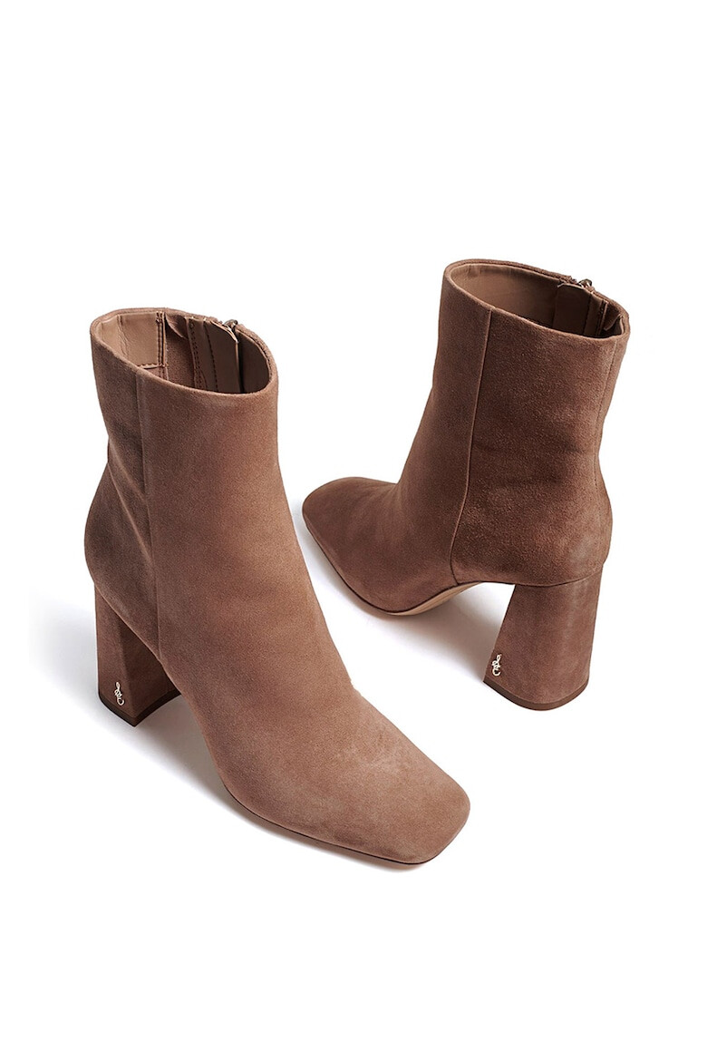 Sam Edelman Велурени боти Codie с квадратен връх - Pepit.bg