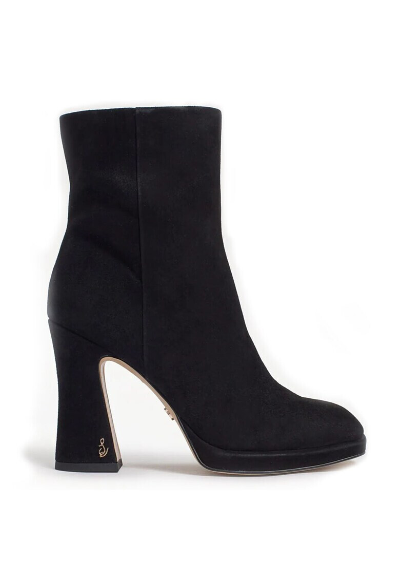 Sam Edelman Велурени боти с цип - Pepit.bg