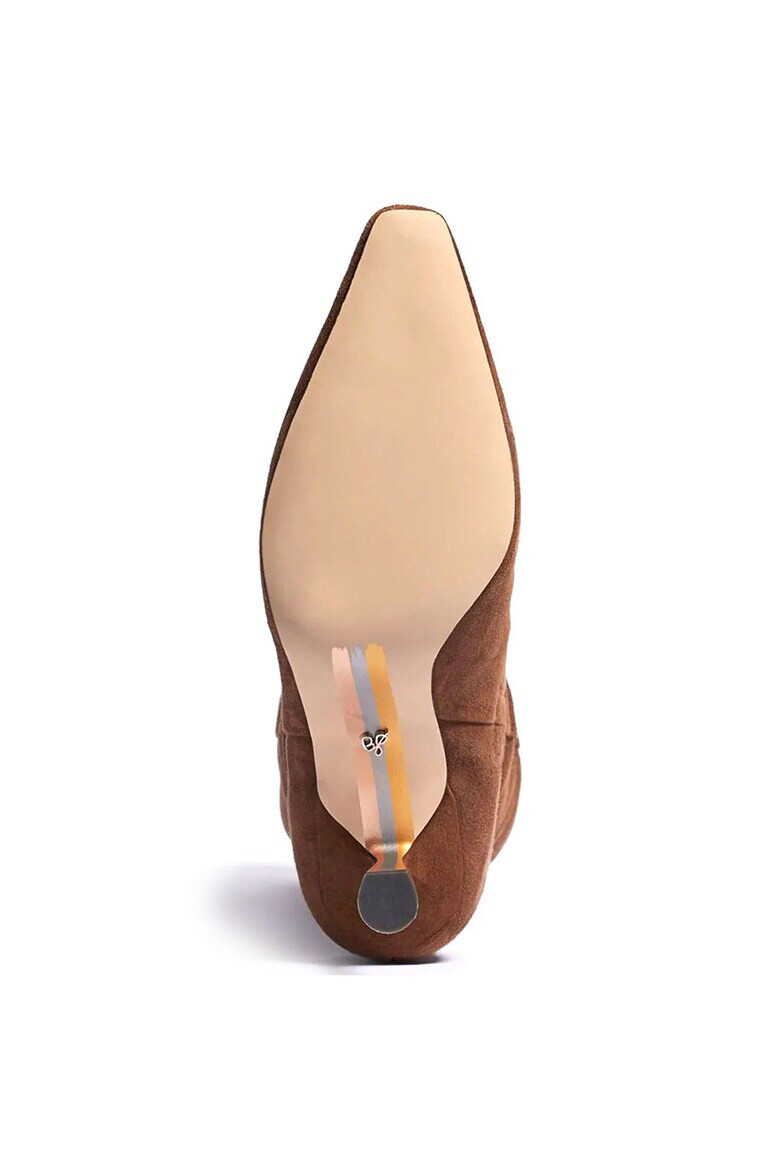 Sam Edelman Велурени боти Samira с квадратен връх - Pepit.bg