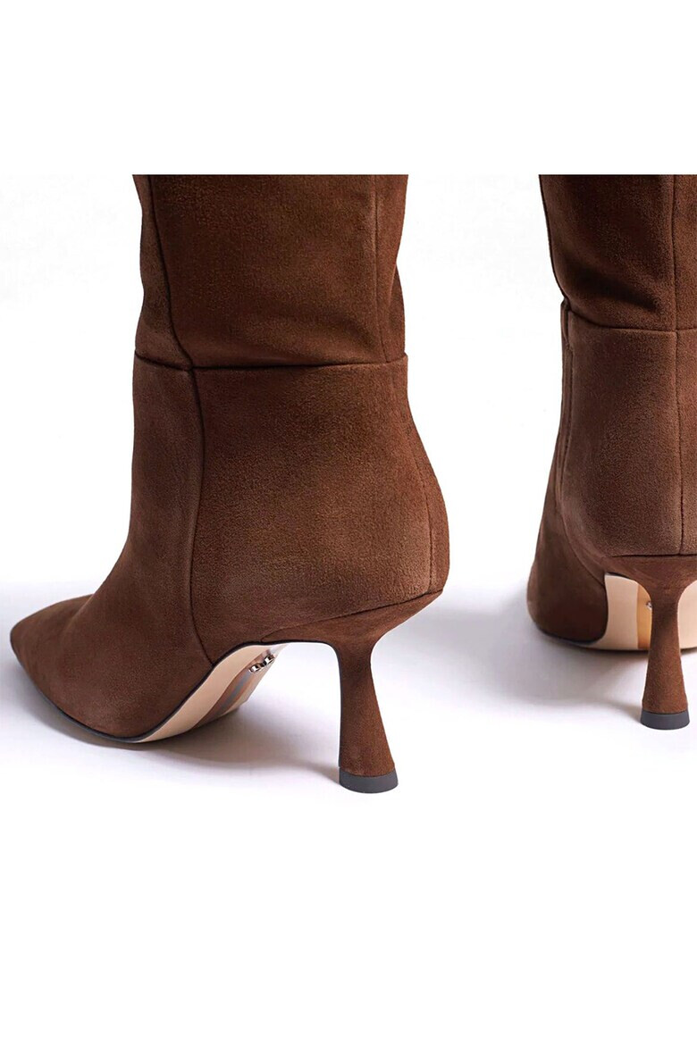 Sam Edelman Велурени боти Samira с квадратен връх - Pepit.bg