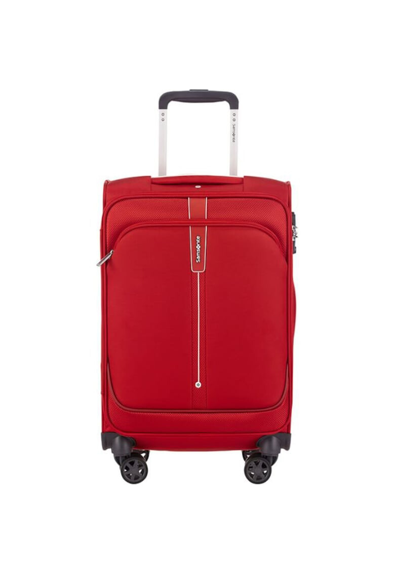 Samsonite popsoda Куфар Текстилен материал 55x20x35 см Червен 4 колела - Pepit.bg