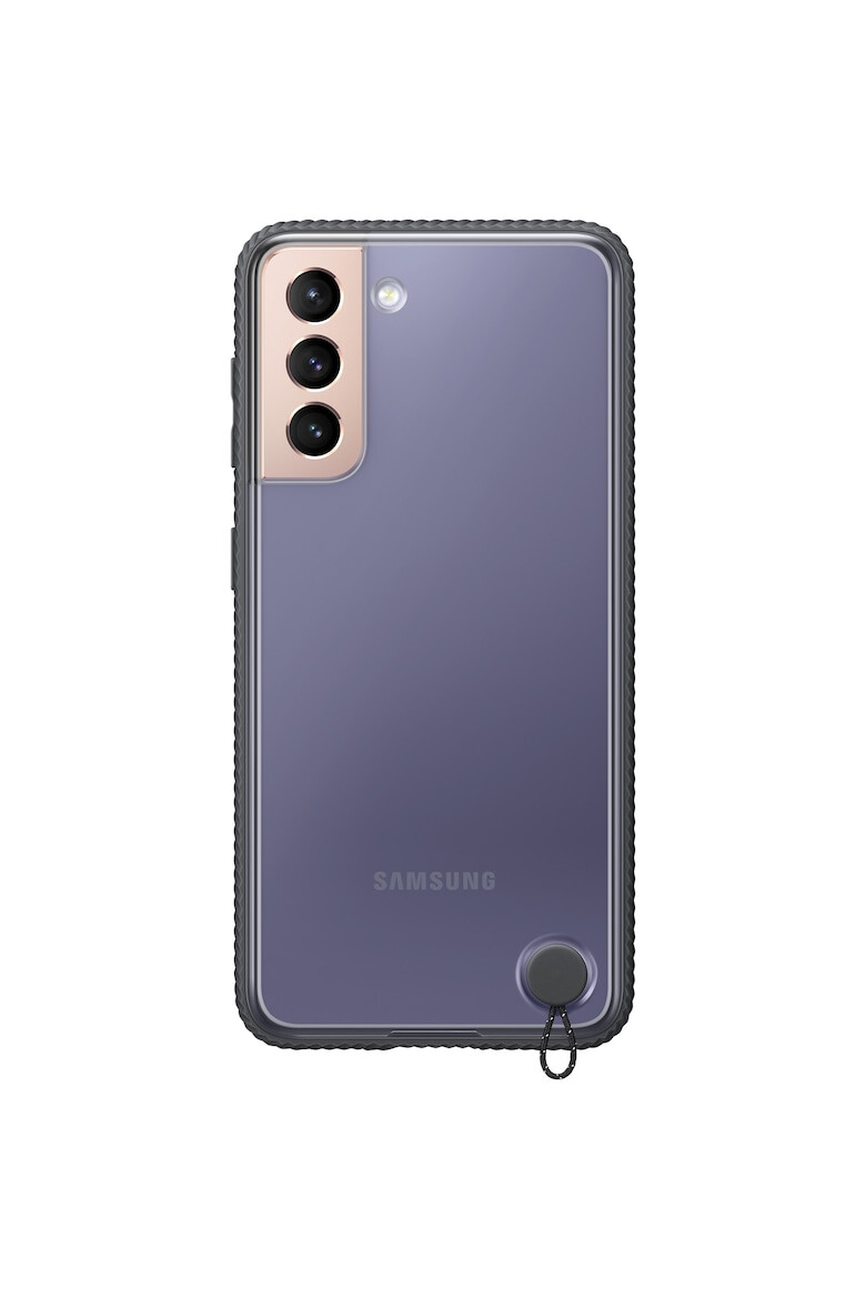 Samsung Калъф Clear Protective Cover за Galaxy S21 - Black - Pepit.bg