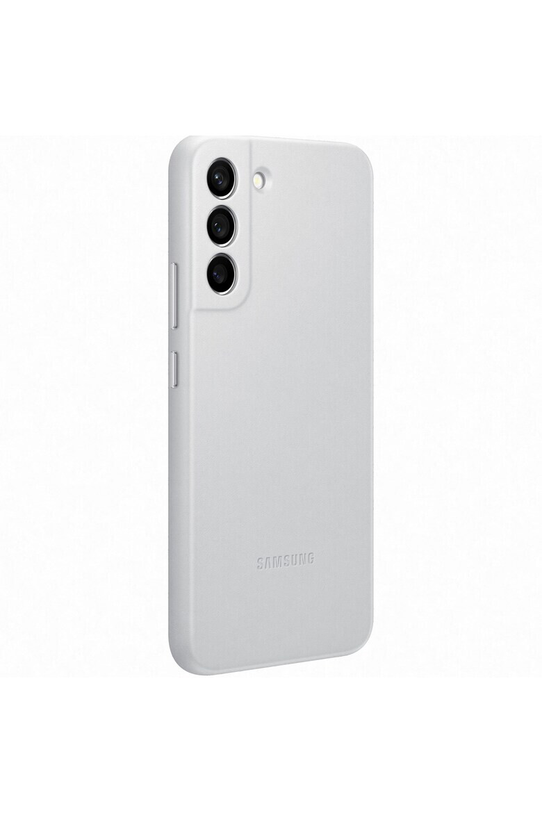 Samsung Калъф Leather за Galaxy S22+ - Light Gray - Pepit.bg