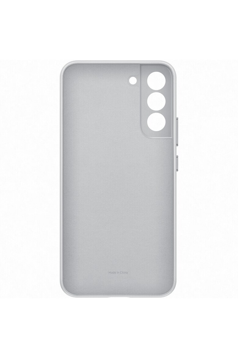 Samsung Калъф Leather за Galaxy S22+ - Light Gray - Pepit.bg