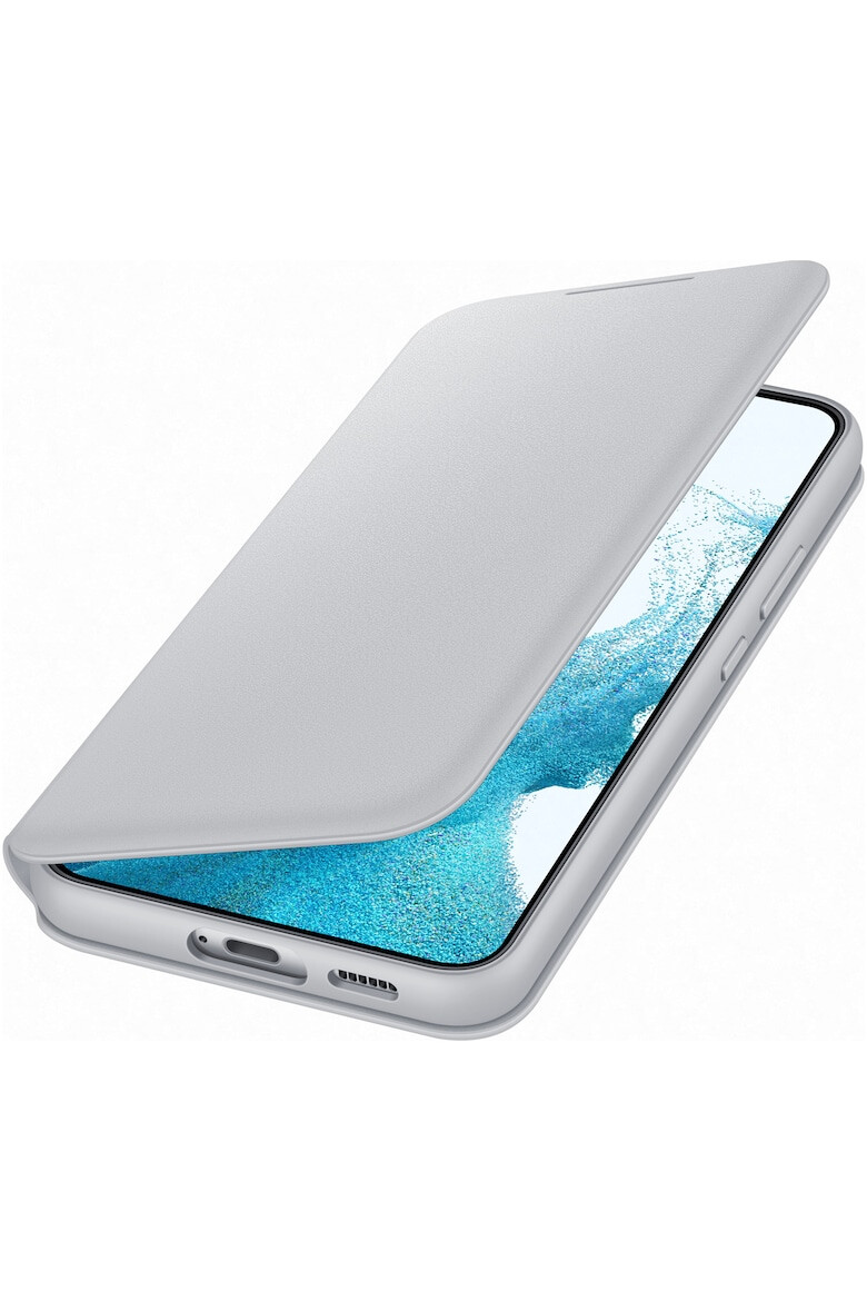 Samsung Калъф Smart LED View Cover за Galaxy S22+ - Light Gray - Pepit.bg