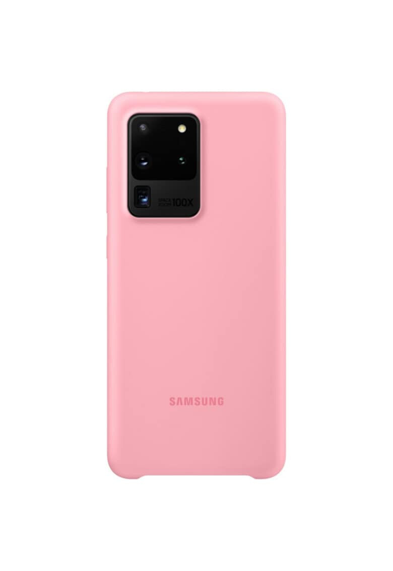 Samsung Предпазен калъф Silicone Cover за Galaxy S20 Ultra Pink - Pepit.bg