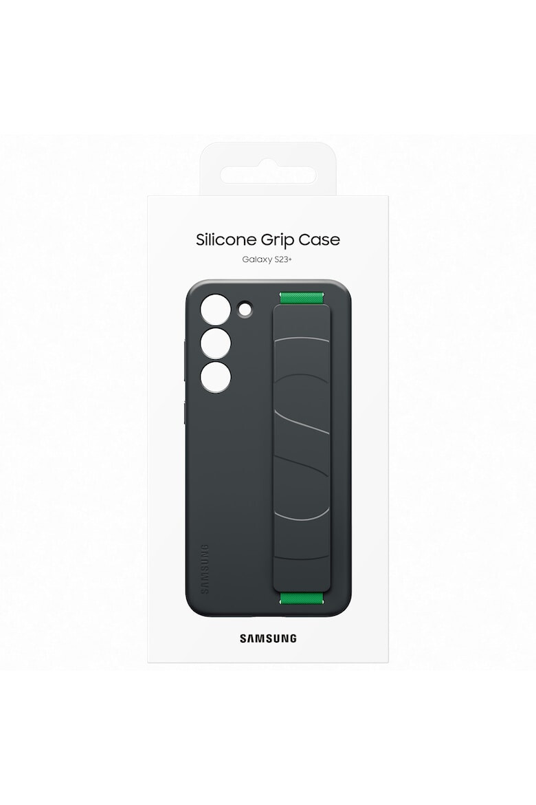 Samsung Предпазен калъф Silicone Grip Case за Galaxy S23 Plus Black - Pepit.bg