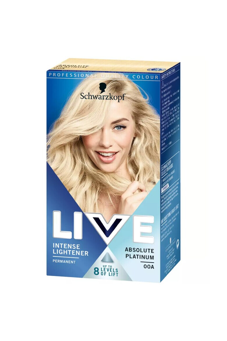 Schwarzkopf Обезцветител Live Color 00A Absolute Platinum 1425 мл - Pepit.bg