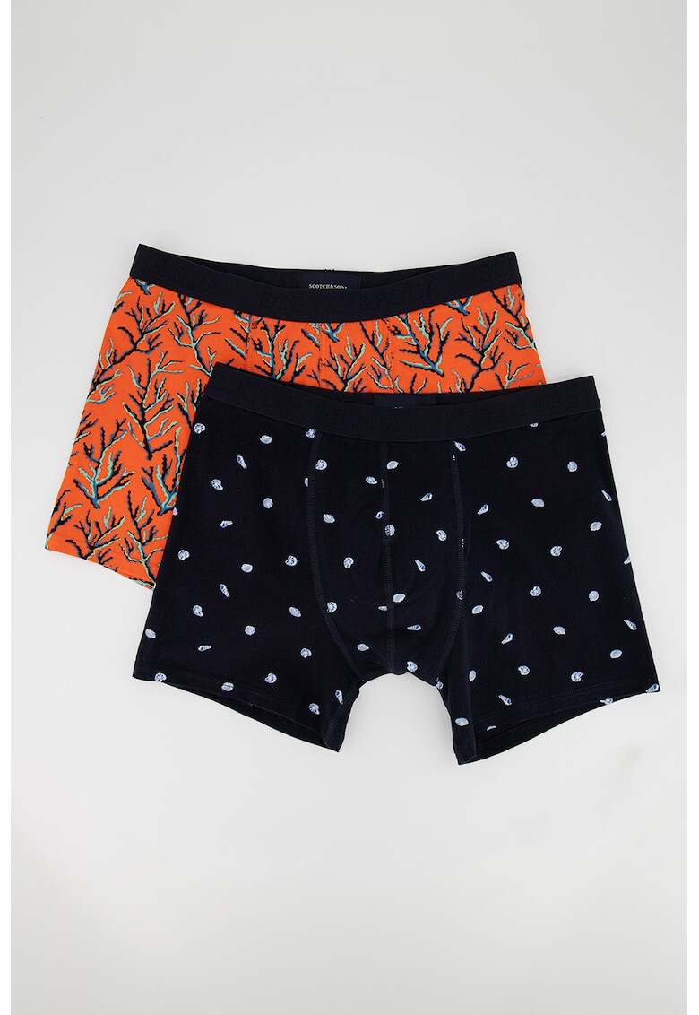 Scotch & Soda Боксерки с щампа - 2 чифта - Pepit.bg