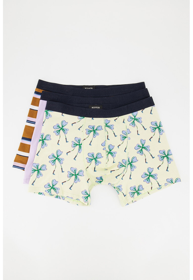 Scotch & Soda Боксерки с шарка - 3 чифта - Pepit.bg