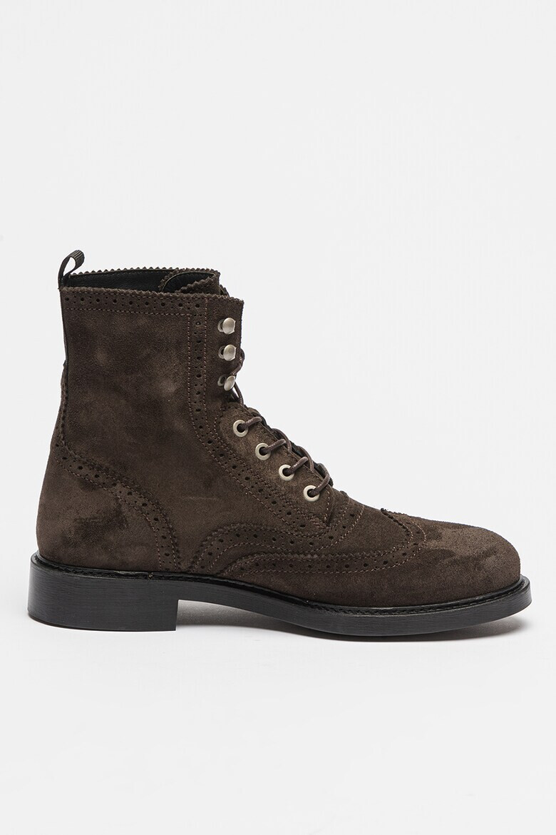 Scotch  Soda Боти Brogue от велур - Pepit.bg