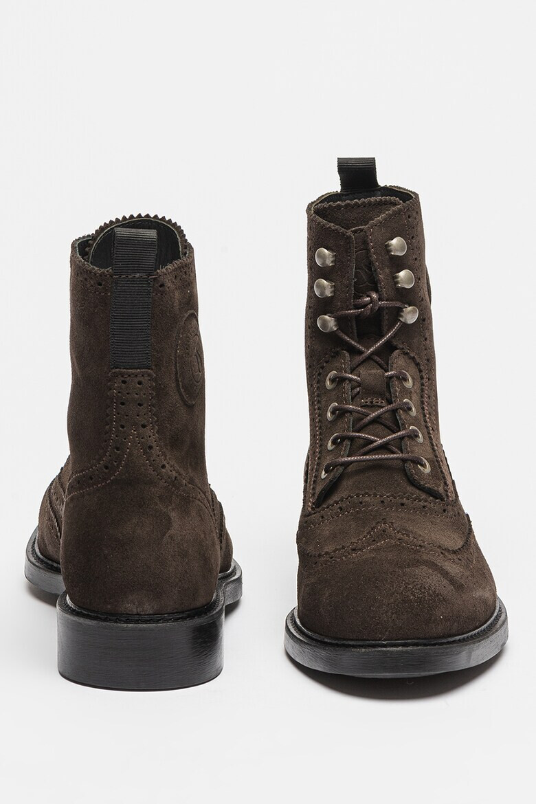 Scotch  Soda Боти Brogue от велур - Pepit.bg