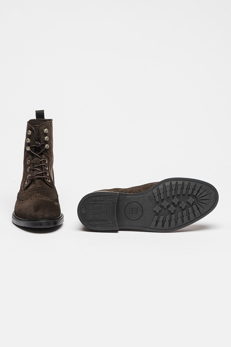 Scotch  Soda Боти Brogue от велур - Pepit.bg